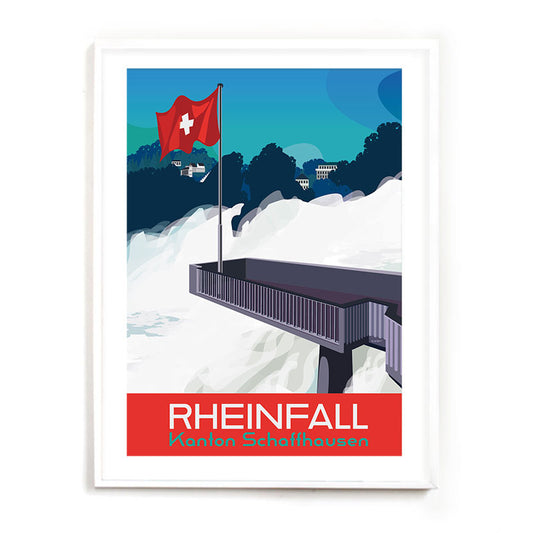 Schaffhausen Poster: Rhine Falls