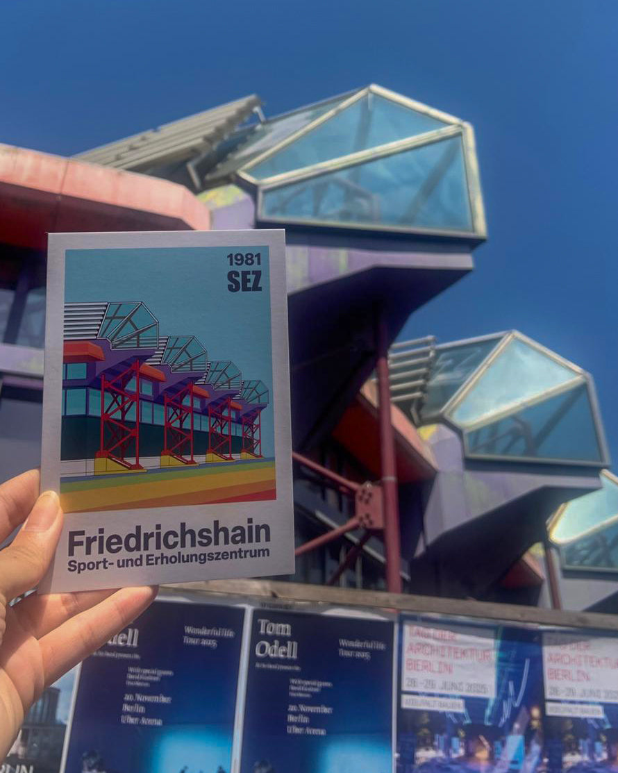 Postkarte: Berlin SEZ Friedrichshain