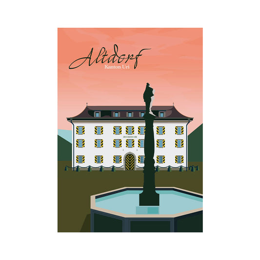 Postkarte: Uri Altdorf