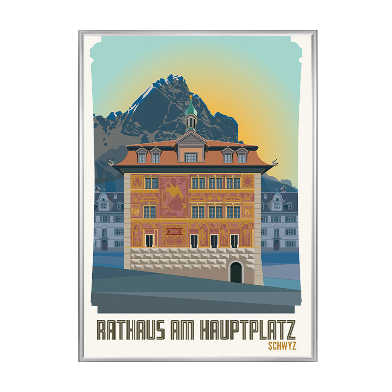 Schwyz Poster: Rathaus