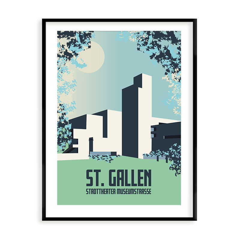 St. Gallen Poster: Stadttheater