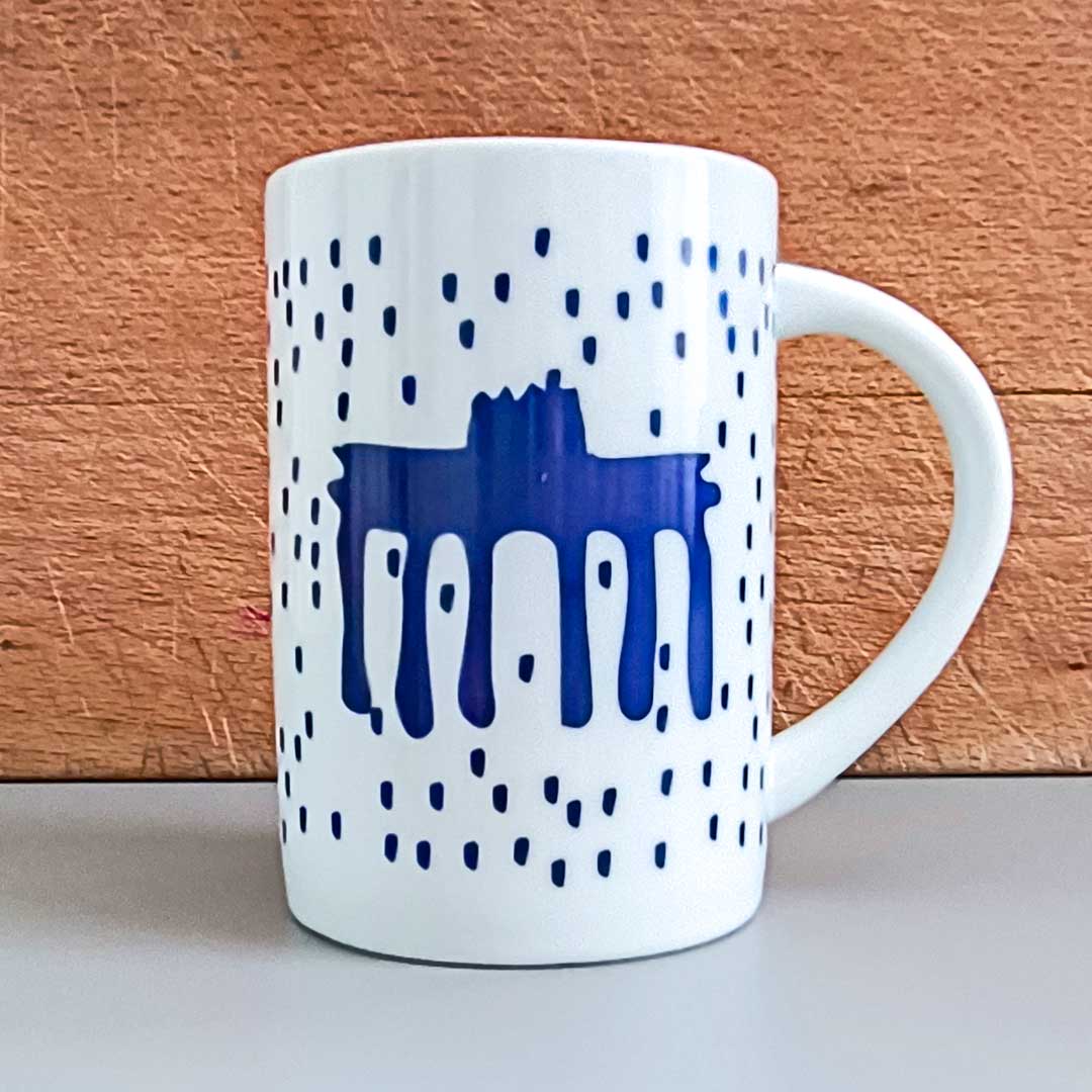 Tasse: Berlin Brandenburger Tor Illu