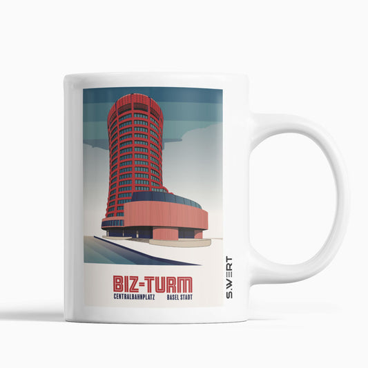 Tasse: Basel BIZ Turm