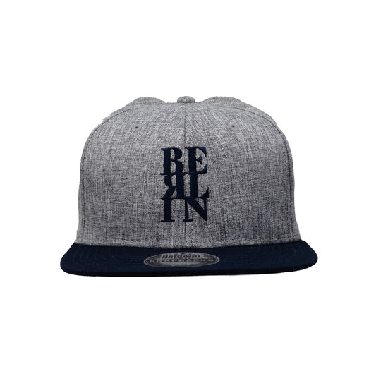Trucker Cap: Berlin Typo grey/navy