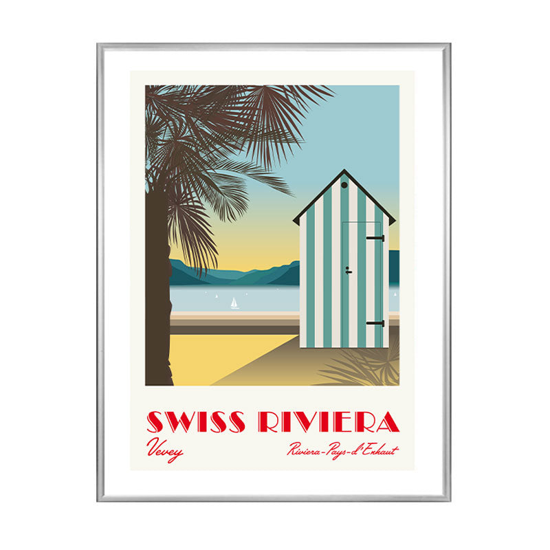 Vaud Poster: Swiss Riviera Vevey