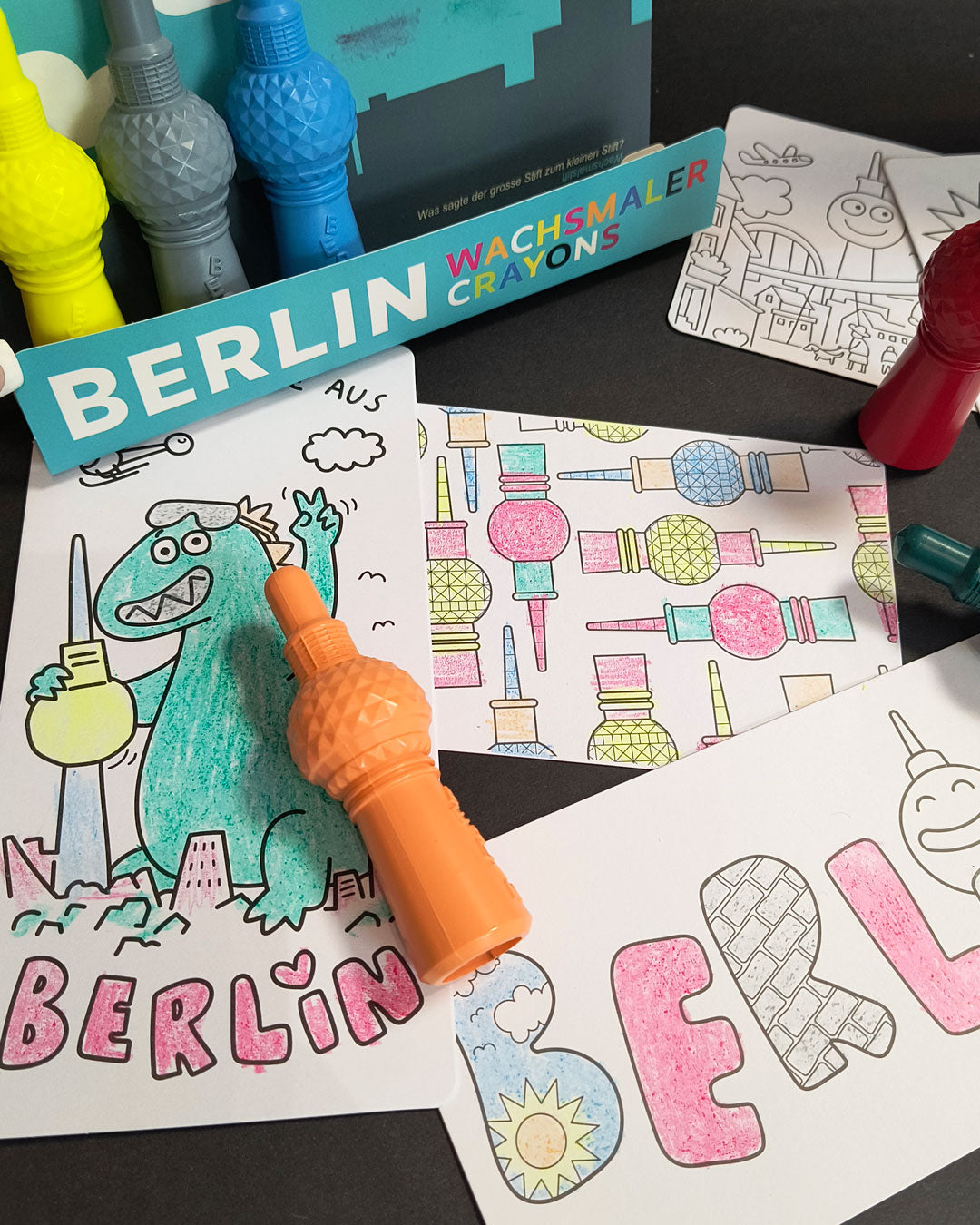 Berlin Wachsmaler – Fernsehtum Souvenir Set