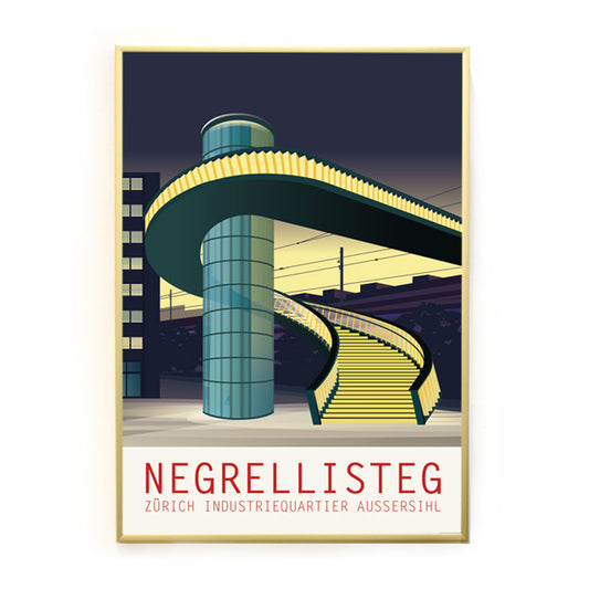 Zürich Poster: Negrellisteg