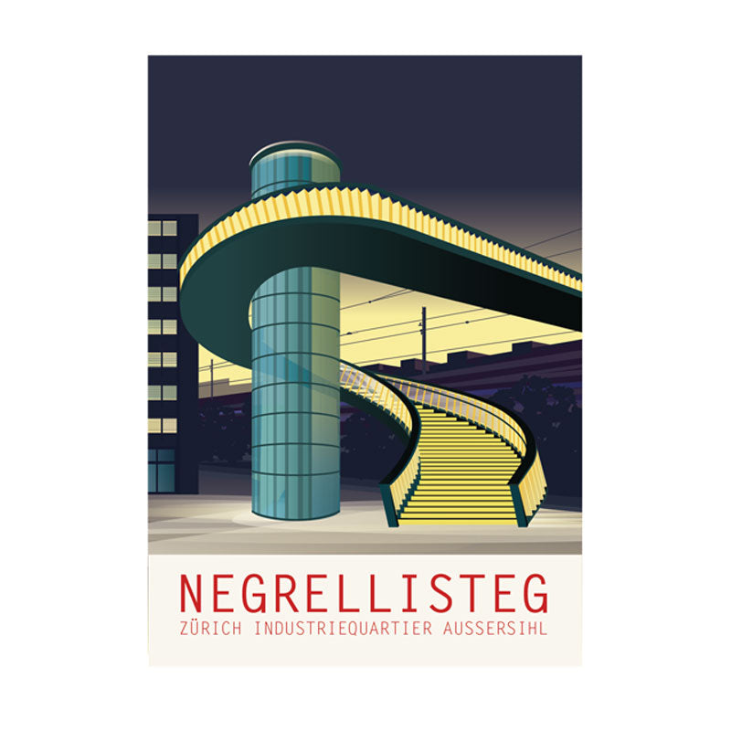 Zürich Poster: Negrellisteg