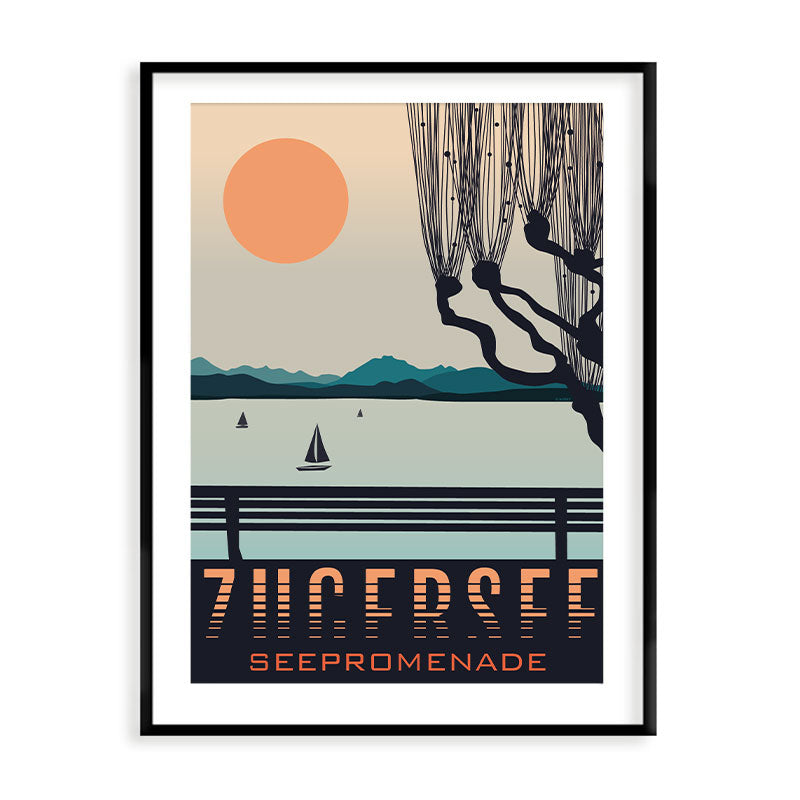 Train Poster: Lake Zug