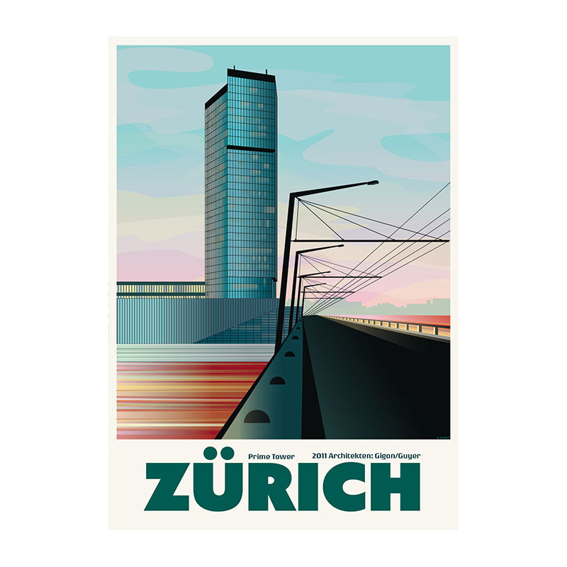 Postkarte: Zürich Prime Tower