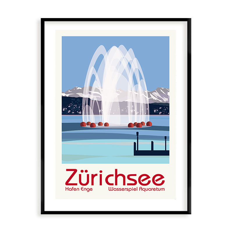 Zürich Poster: Zürichsee