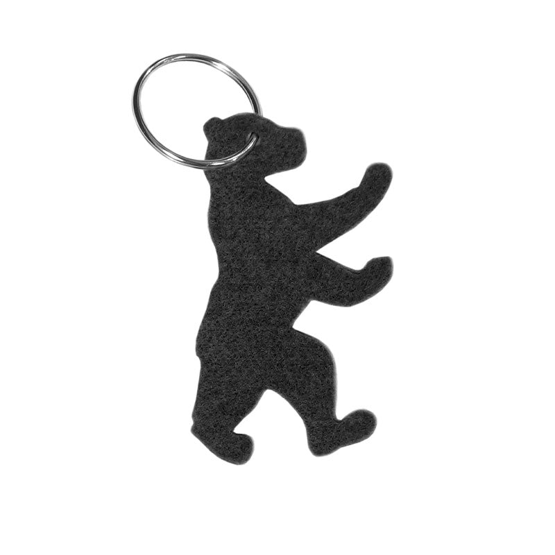 Berliner Bär Schlüsselanhänger schwarz