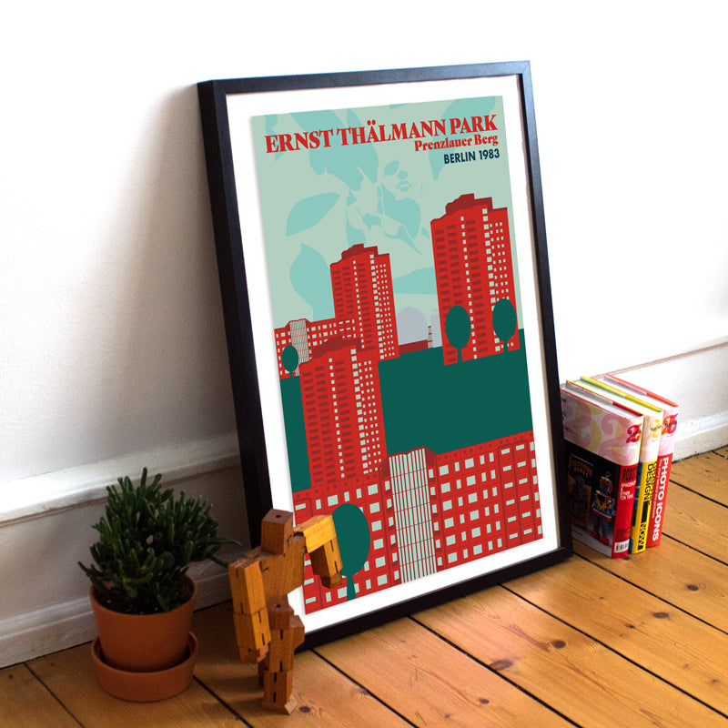 Berlin Poster: Ernst Thälmannpark