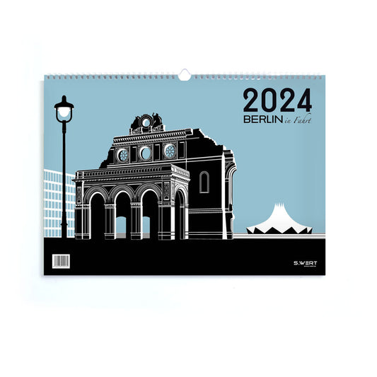 Kalender 2024: Berlin in Fahrt