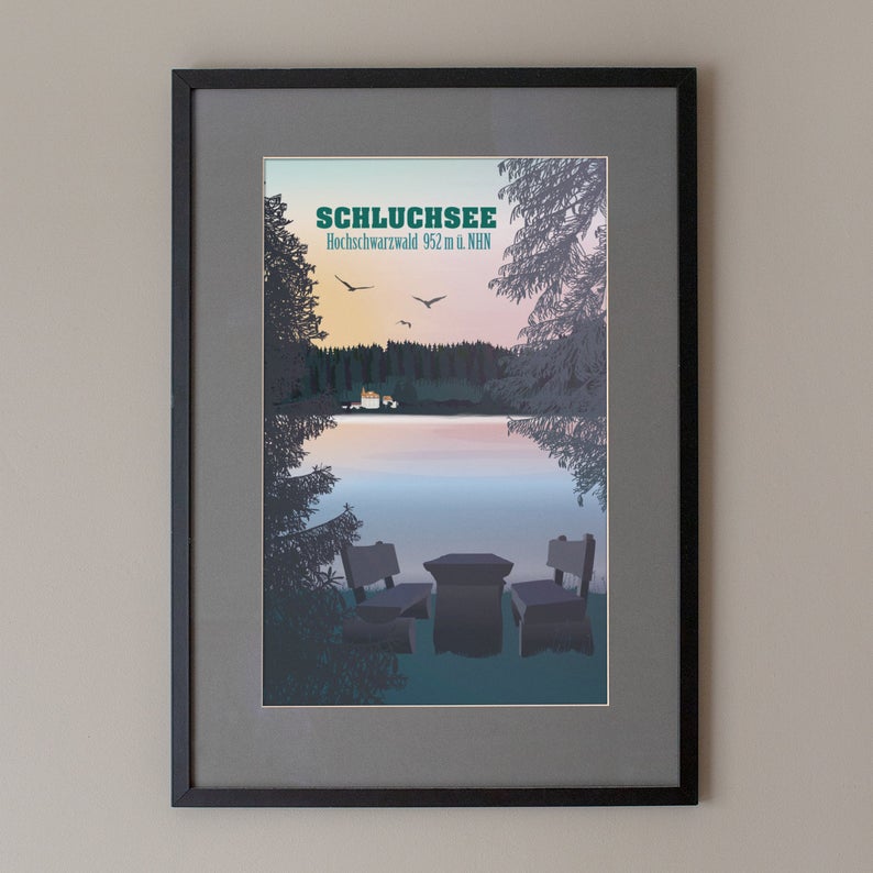Schwarzwald Poster: Schluchsee