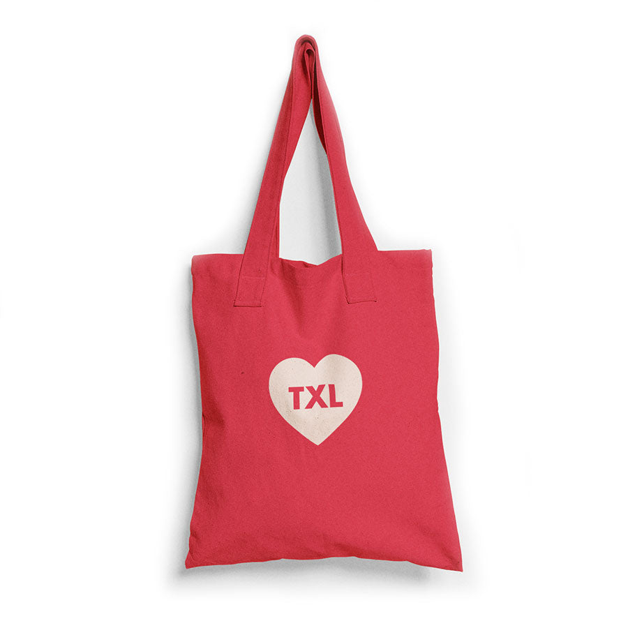 Cotton bag: Tegel TXL heart